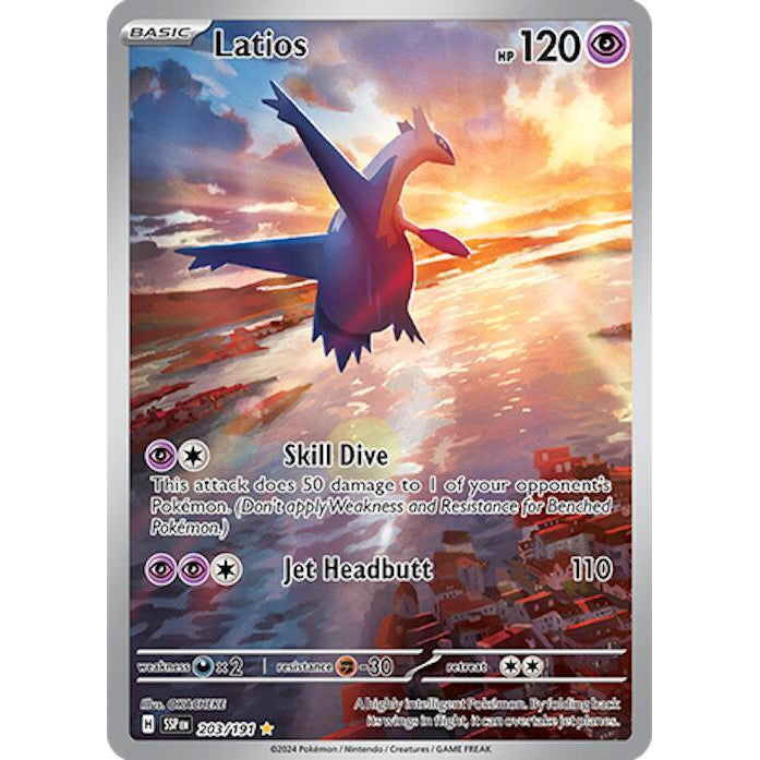 PKM [SV08-SSP-203 IR] Latios - 203/191