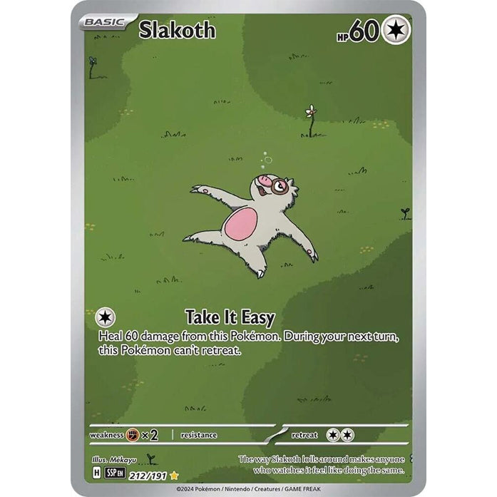 PKM [SV08-SSP-212 IR] Slakoth - 212/191