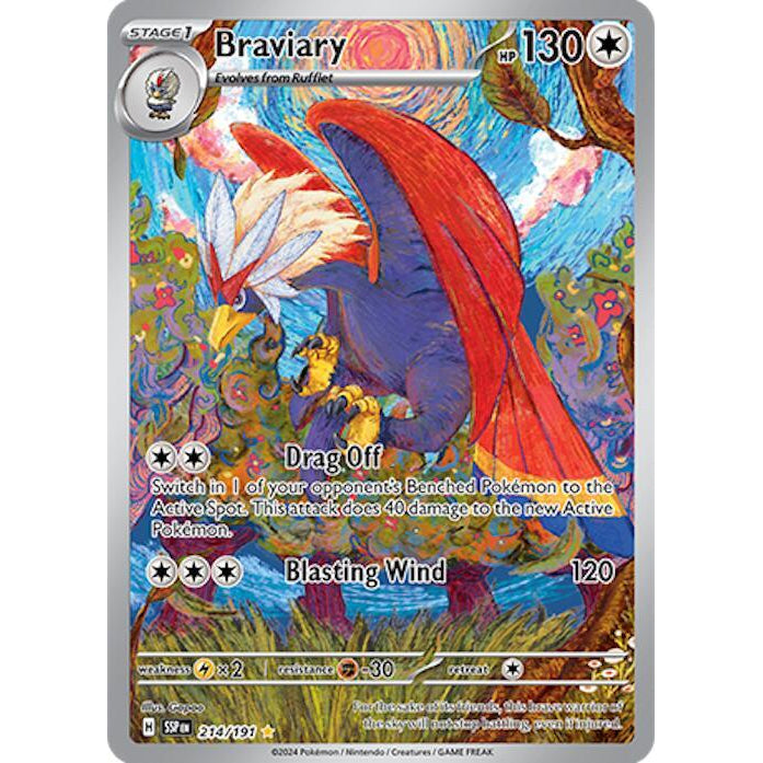 PKM [SV08-SSP-214 IR] Braviary - 214/191