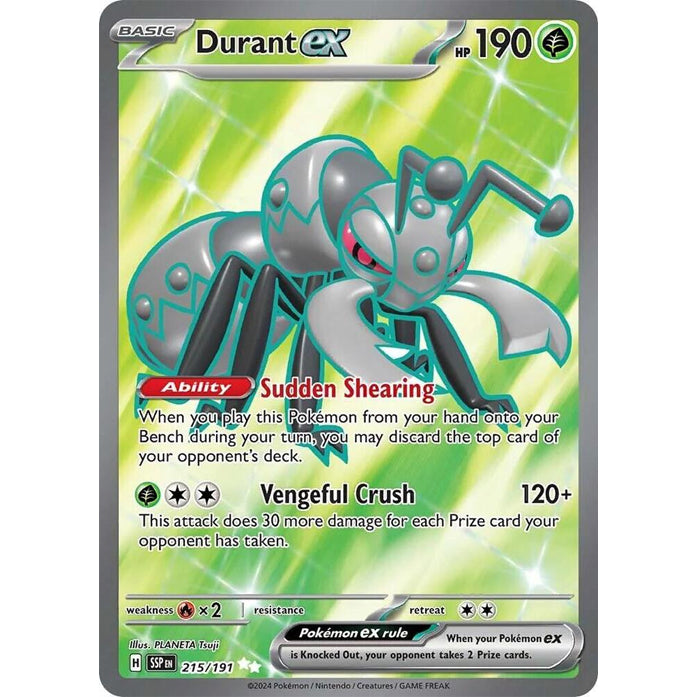 PKM [SV08-SSP-215 UR] Durant ex - 215/191