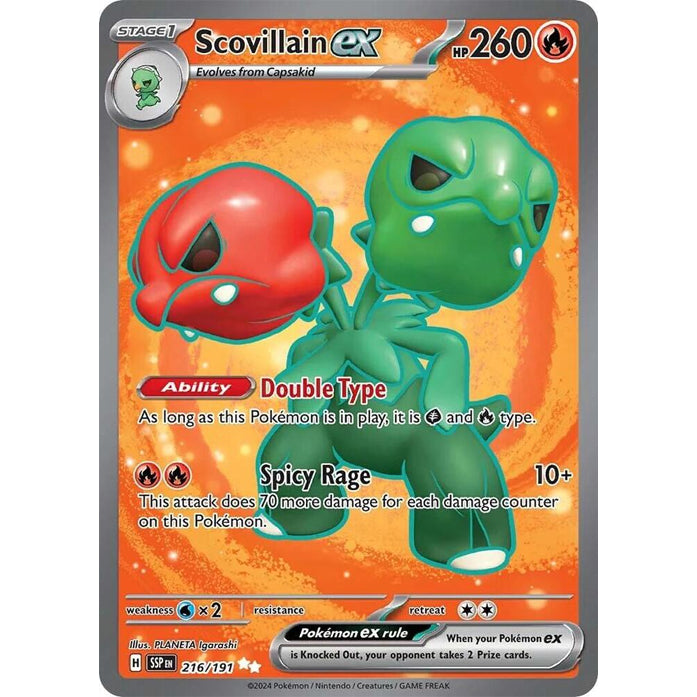 PKM [SV08-SSP-216 UR] Scovillain ex - 216/191