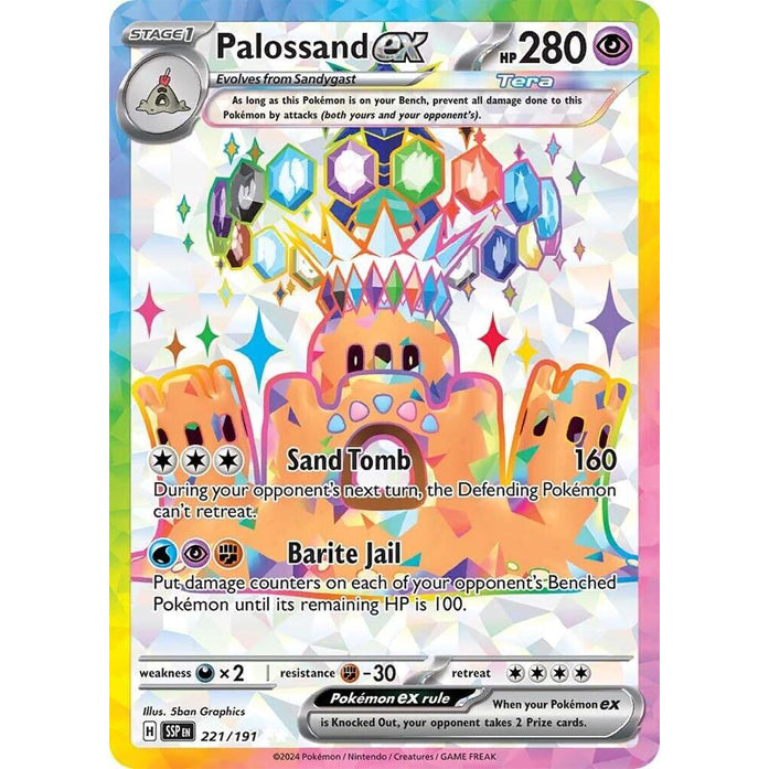 PKM [SV08-SSP-221 UR] Palossand ex - 221/191