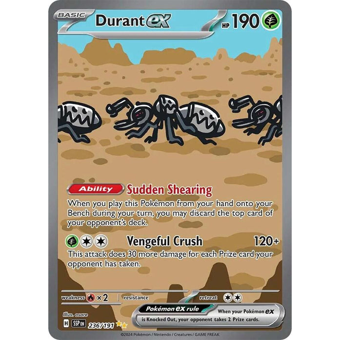 PKM [SV08-SSP-236 SIR] Durant ex - 236/191