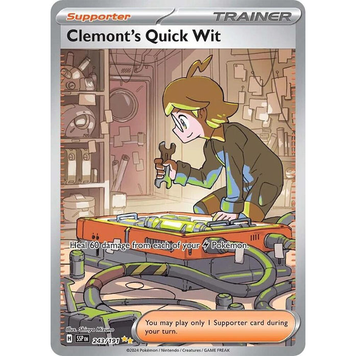 PKM [SV08-SSP-243 SIR] Clemont's Quick Wit - 243/191
