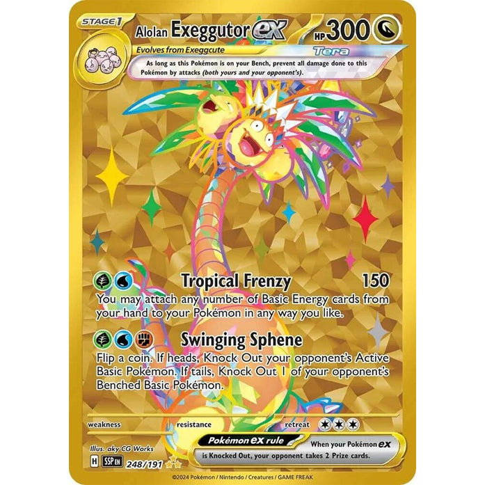 PKM [SV08-SSP-248 HR] Alolan Exeggutor ex - 248/191