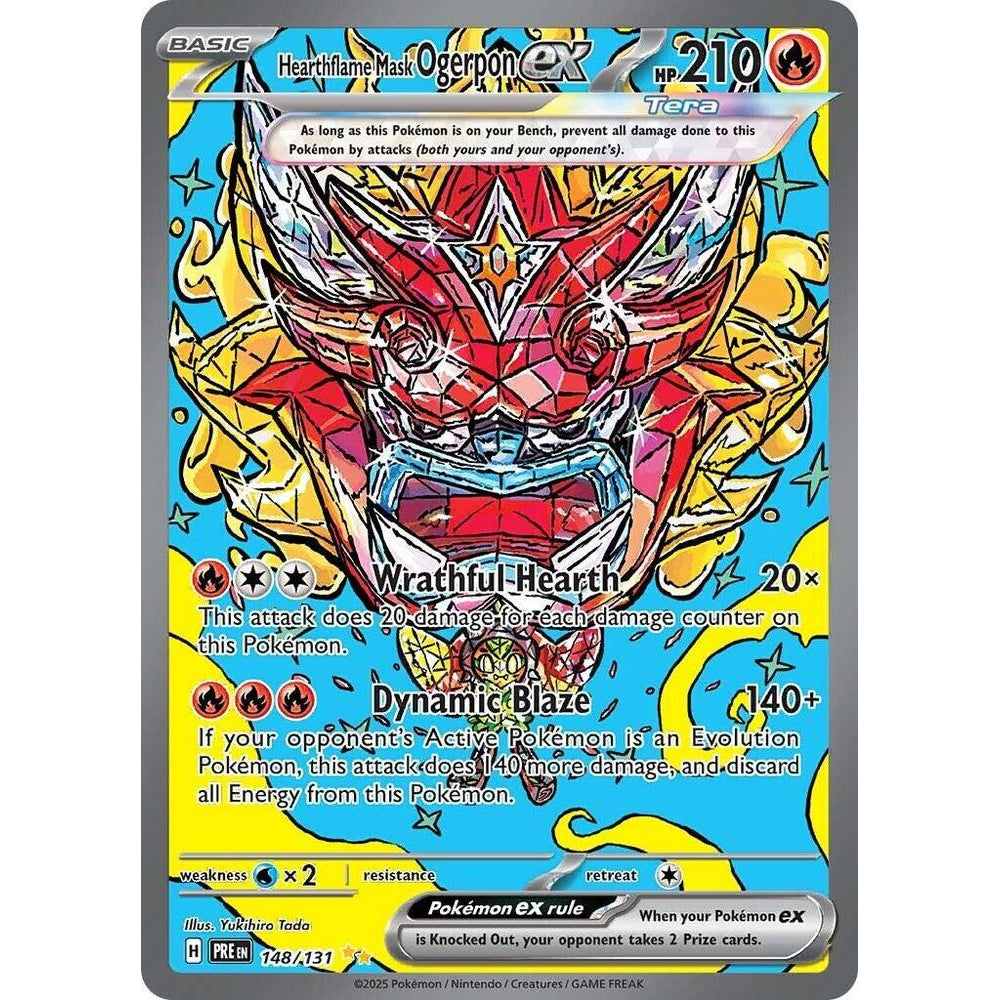 PKM [SV08.5-PRE-148 SIR] Hearthflame Mask Ogerpon ex - 148/131