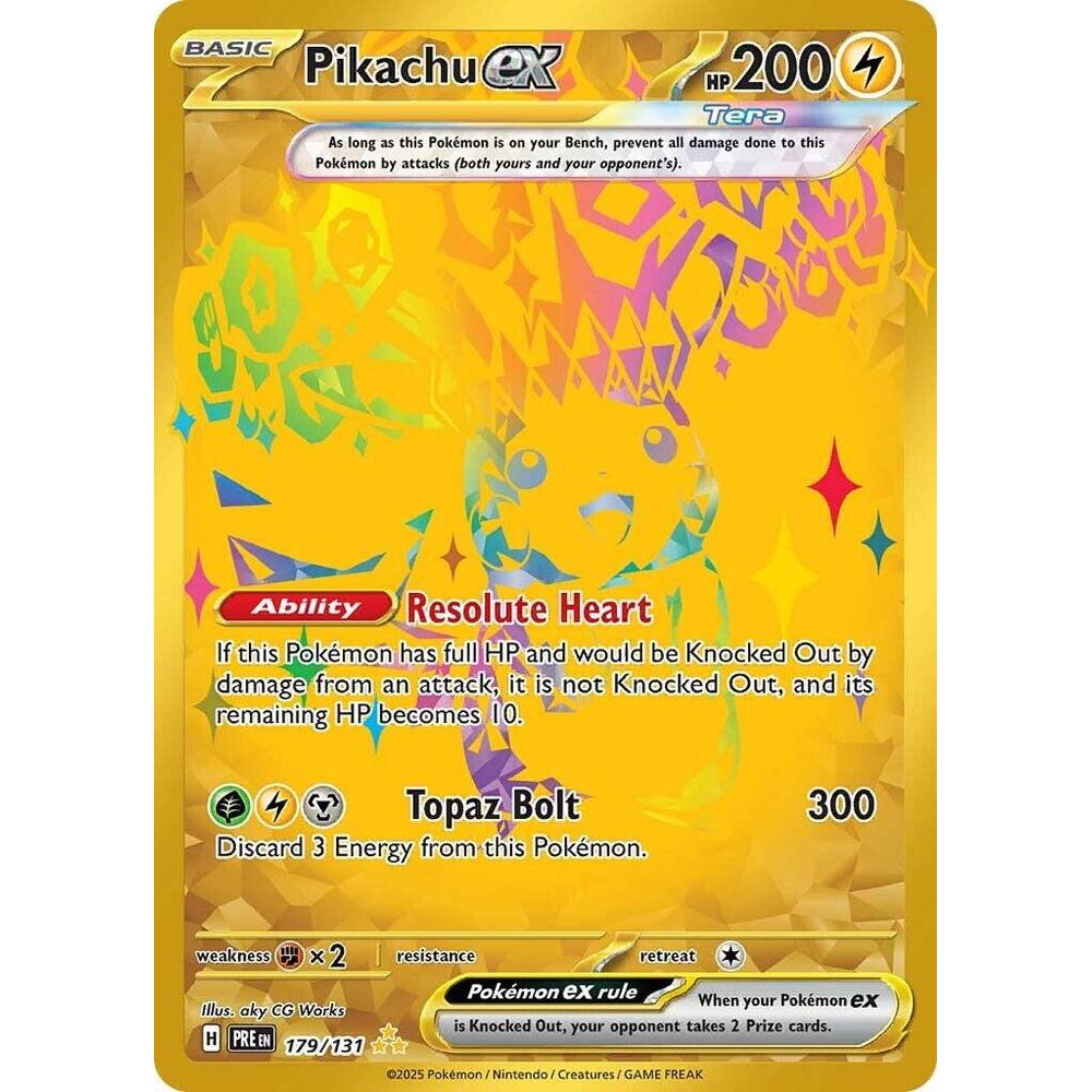 PKM [SV08.5-PRE-179 HR] Pikachu ex - 179/131