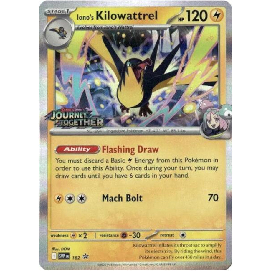 PKM [SVP-182] Iono's Kilowattrel (Prerelease)
