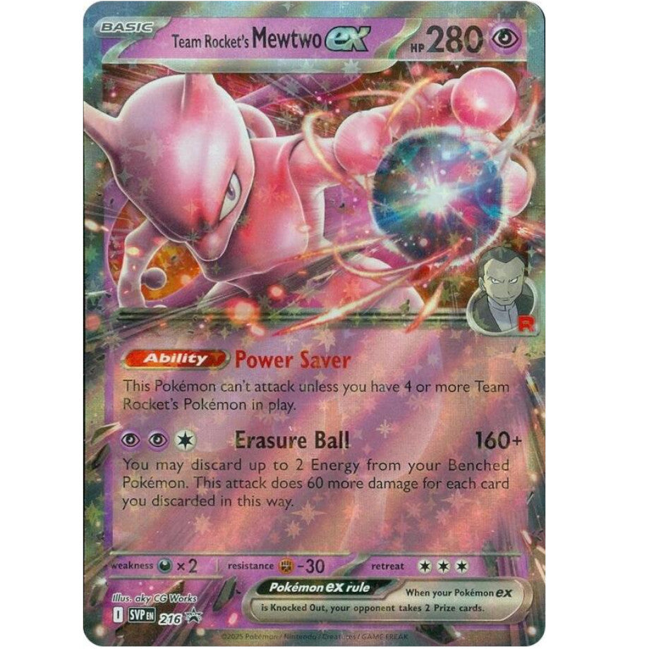 PKM [SVP-216] Team Rocket's Mewtwo ex