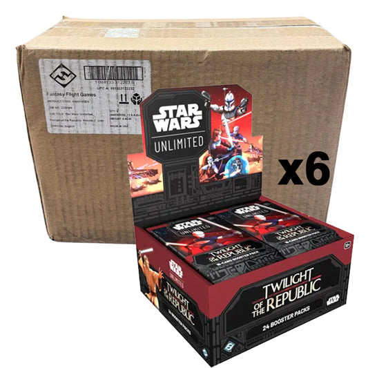 Star Wars Unlimited - Twilight of the Republic Booster Case (6 Displays) *CLEARANCE*