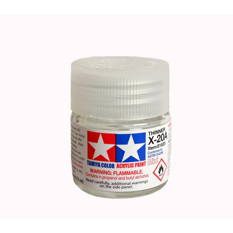 Tamiya 81520 Acryl/Poly Thinner X-20A Mini (10ML)