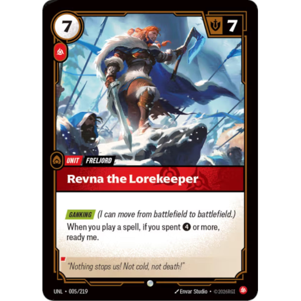 RFB [RFB03-UNL-005 C] Revna the Lorekeeper