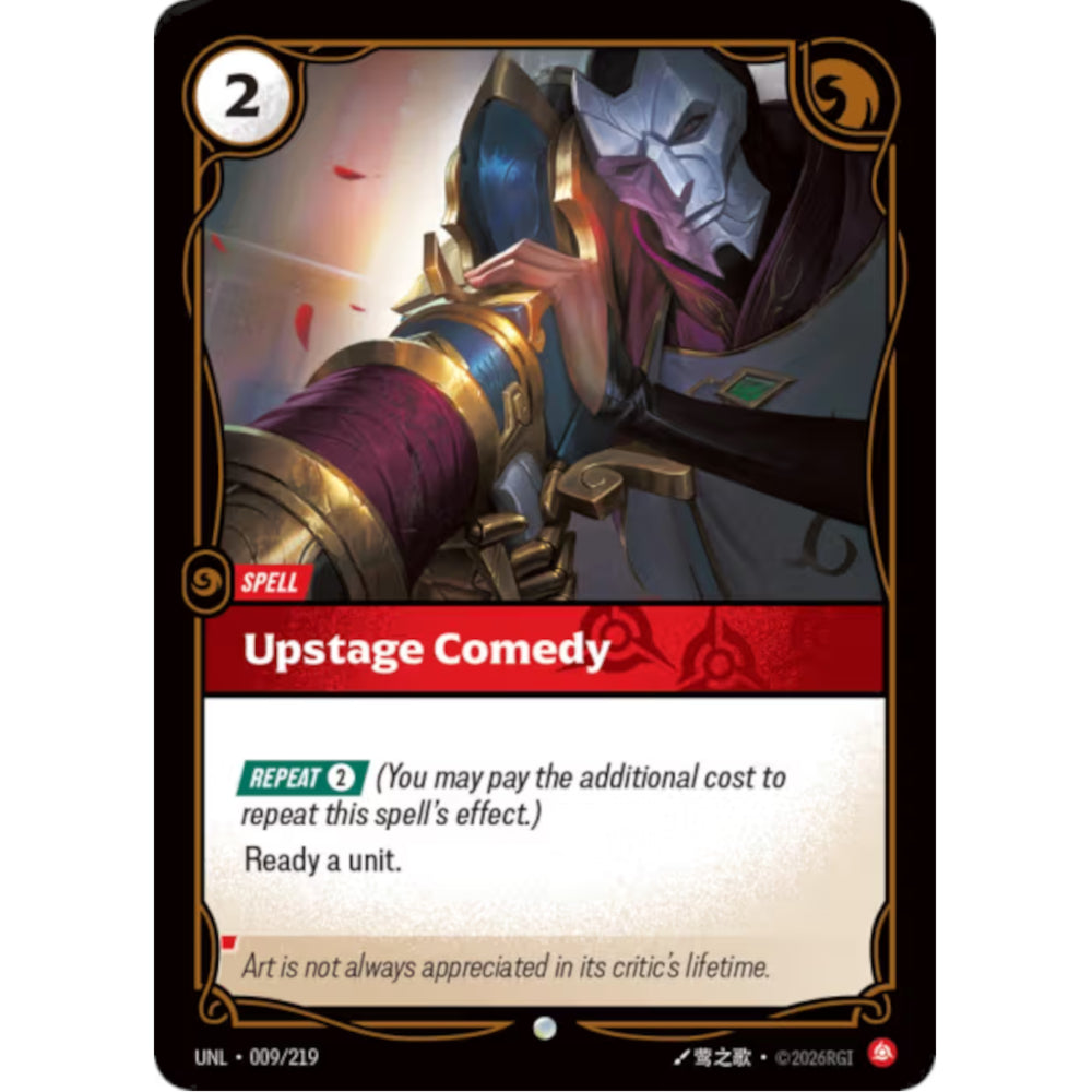 RFB [RFB03-UNL-009 C] Upstage Comedy