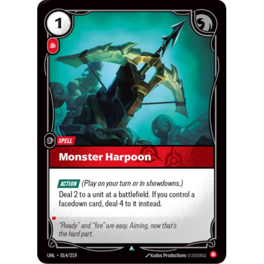 RFB [RFB03-UNL-014 UC] Monster Harpoon
