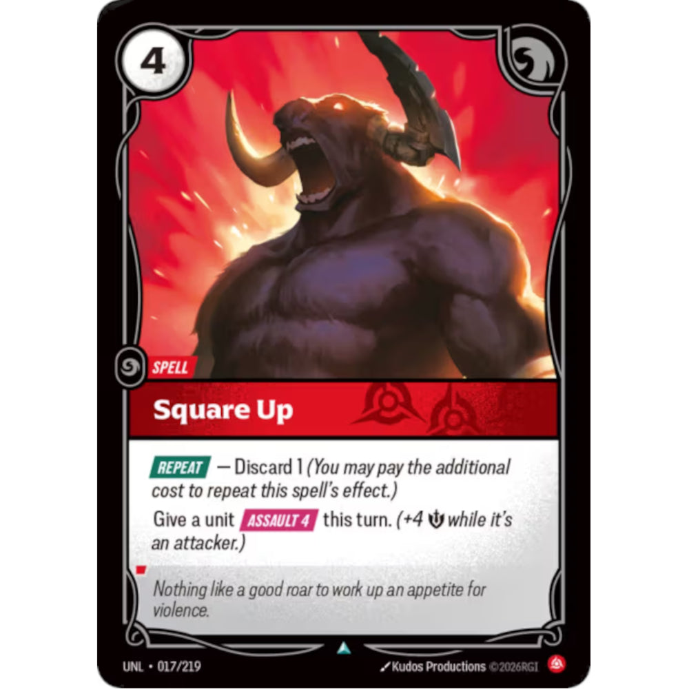 RFB [RFB03-UNL-017 UC] Square Up