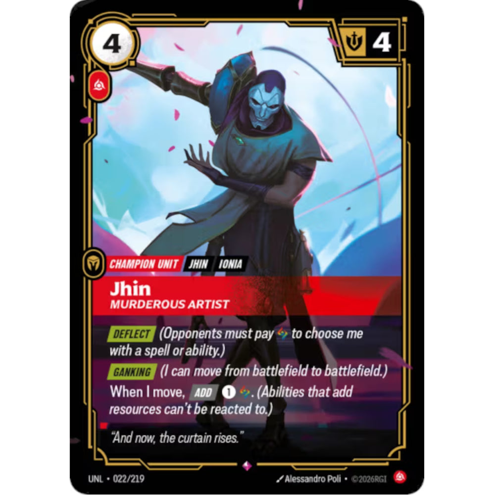 RFB [RFB03-UNL-022 R] Jhin - Murderous Artist