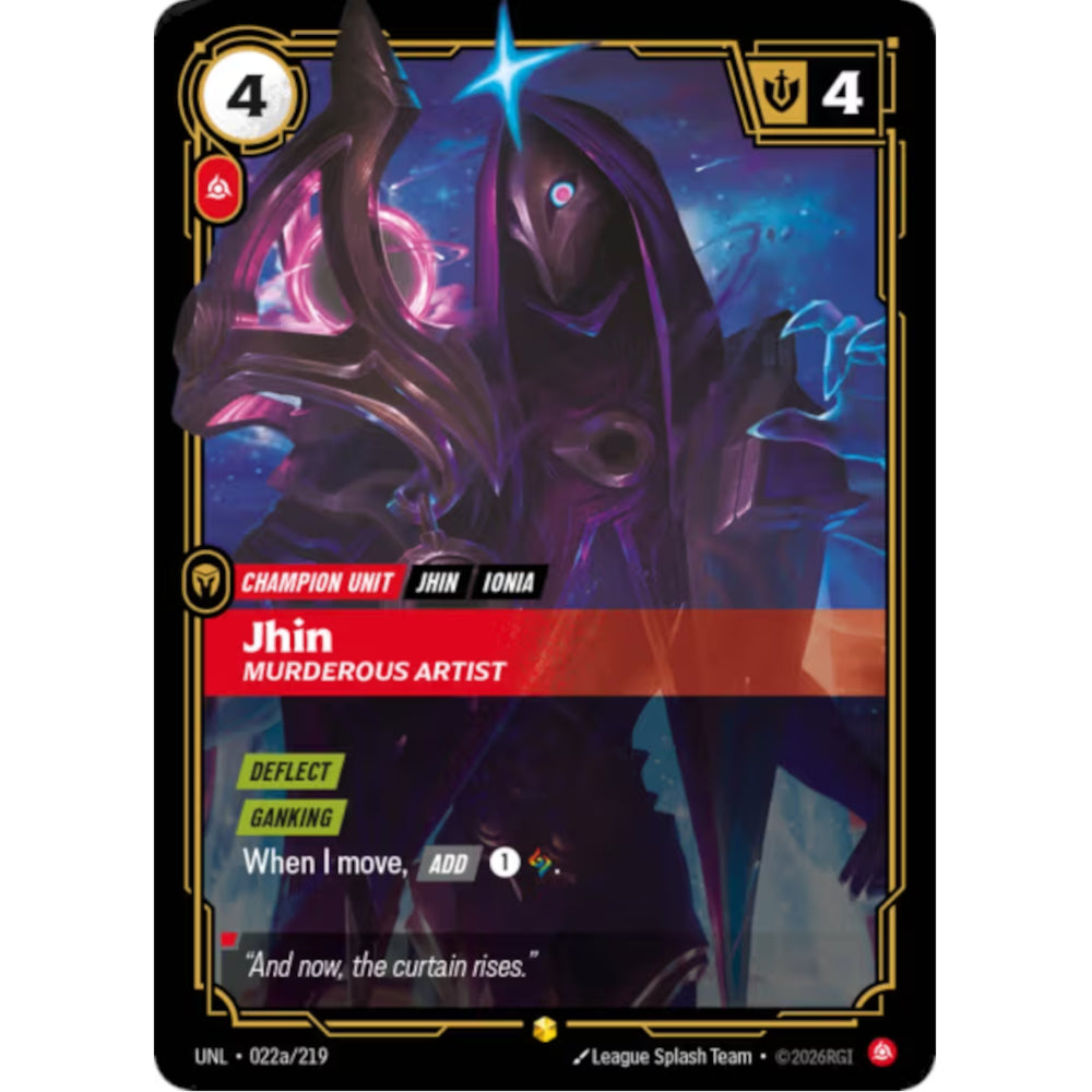 RFB [RFB03-UNL-022A SC] Jhin - Murderous Artist (Alternate Art)
