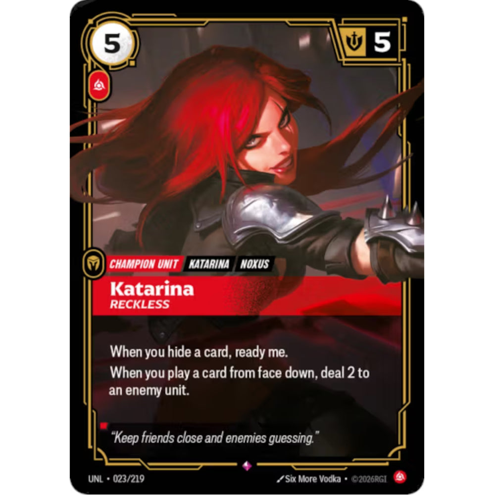 RFB [RFB03-UNL-023 R] Katarina - Reckless