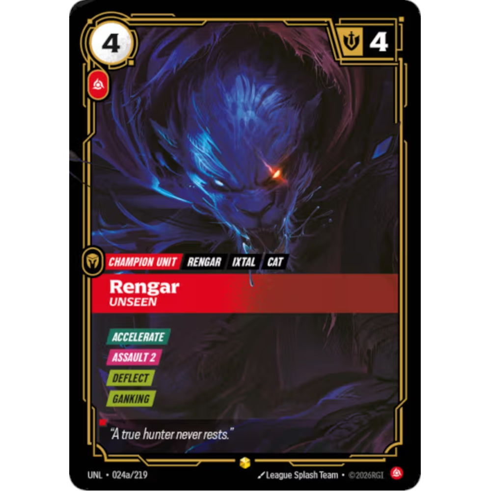RFB [RFB03-UNL-024A SC] Rengar - Unseen (Alternate Art)