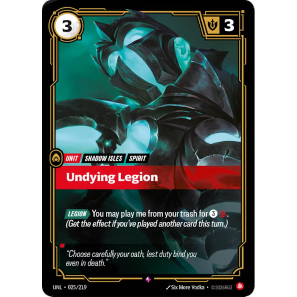 RFB [RFB03-UNL-025 R] Undying Legion