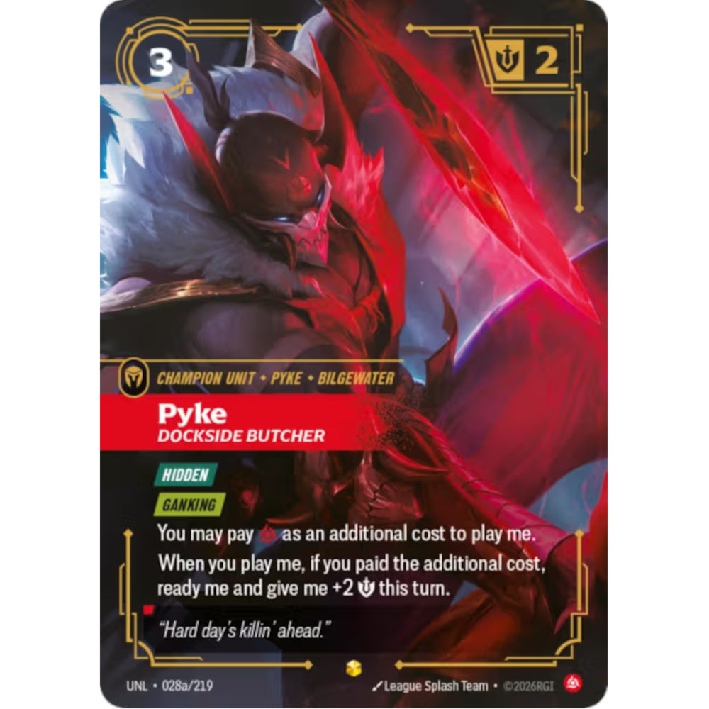 RFB [RFB03-UNL-028A SC] Pyke - Dockside Butcher (Alternate Art)