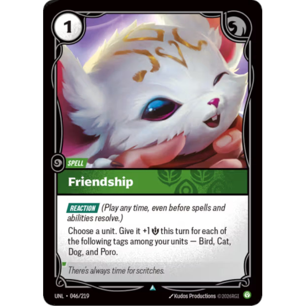RFB [RFB03-UNL-046 UC] Friendship