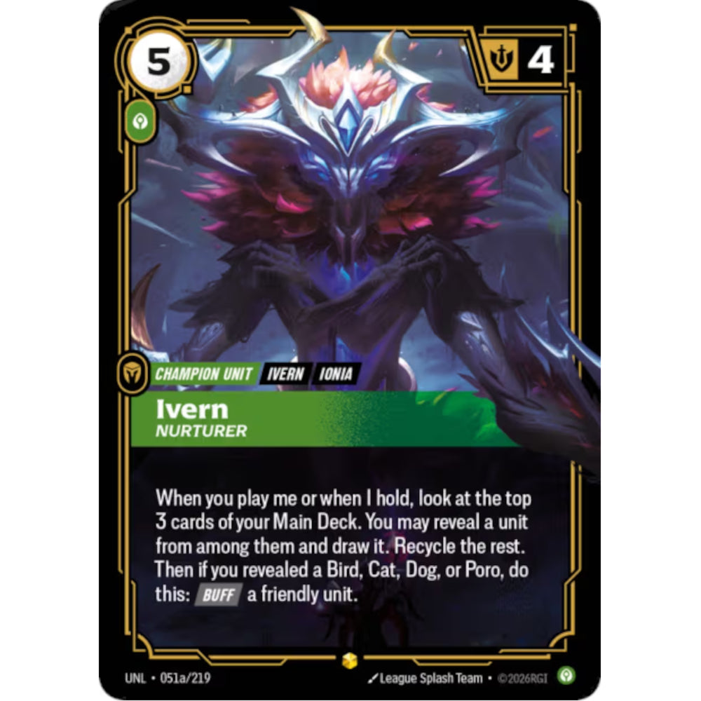RFB [RFB03-UNL-051A SC] Ivern - Nurturer (Alternate Art)