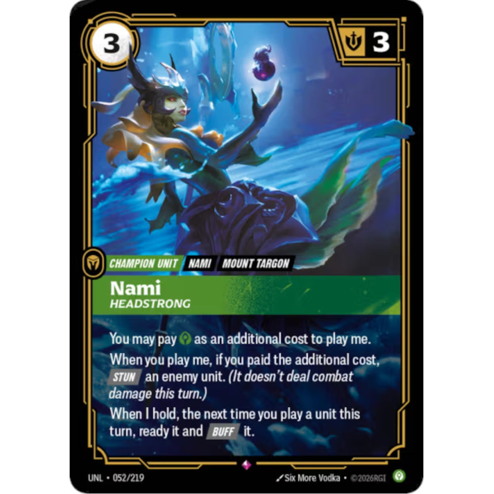 RFB [RFB03-UNL-052 R] Nami - Headstrong