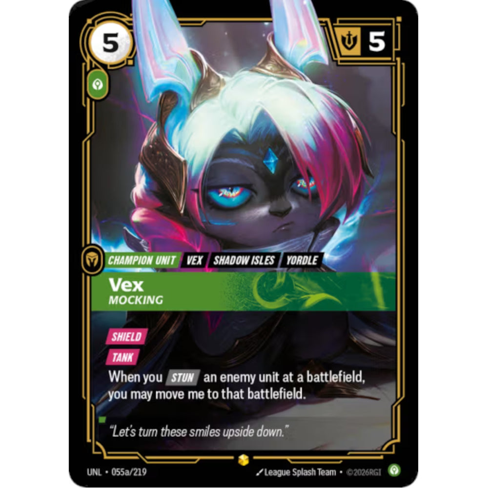 RFB [RFB03-UNL-055A SC] Vex - Mocking (Alternate Art)