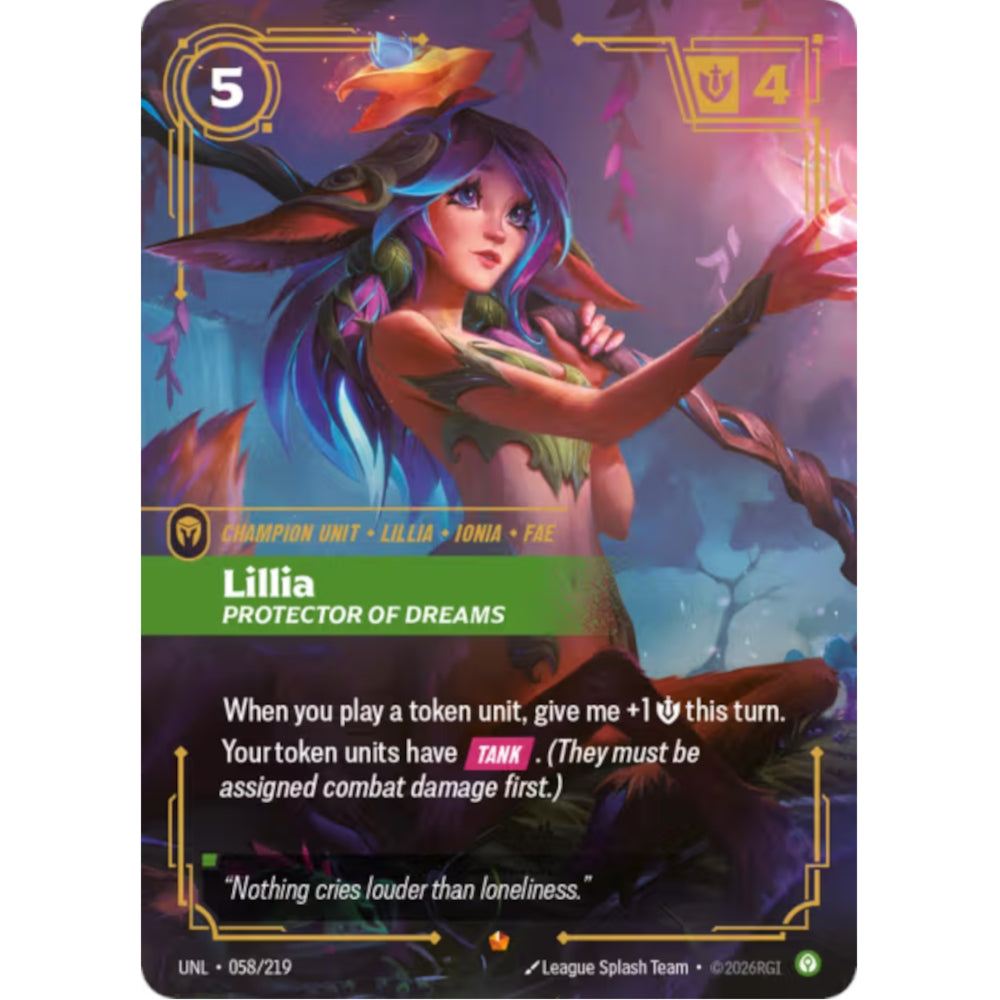 RFB [RFB03-UNL-058 E] Lillia - Protector of Dreams
