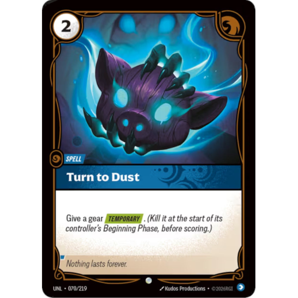 RFB [RFB03-UNL-070 C] Turn to Dust