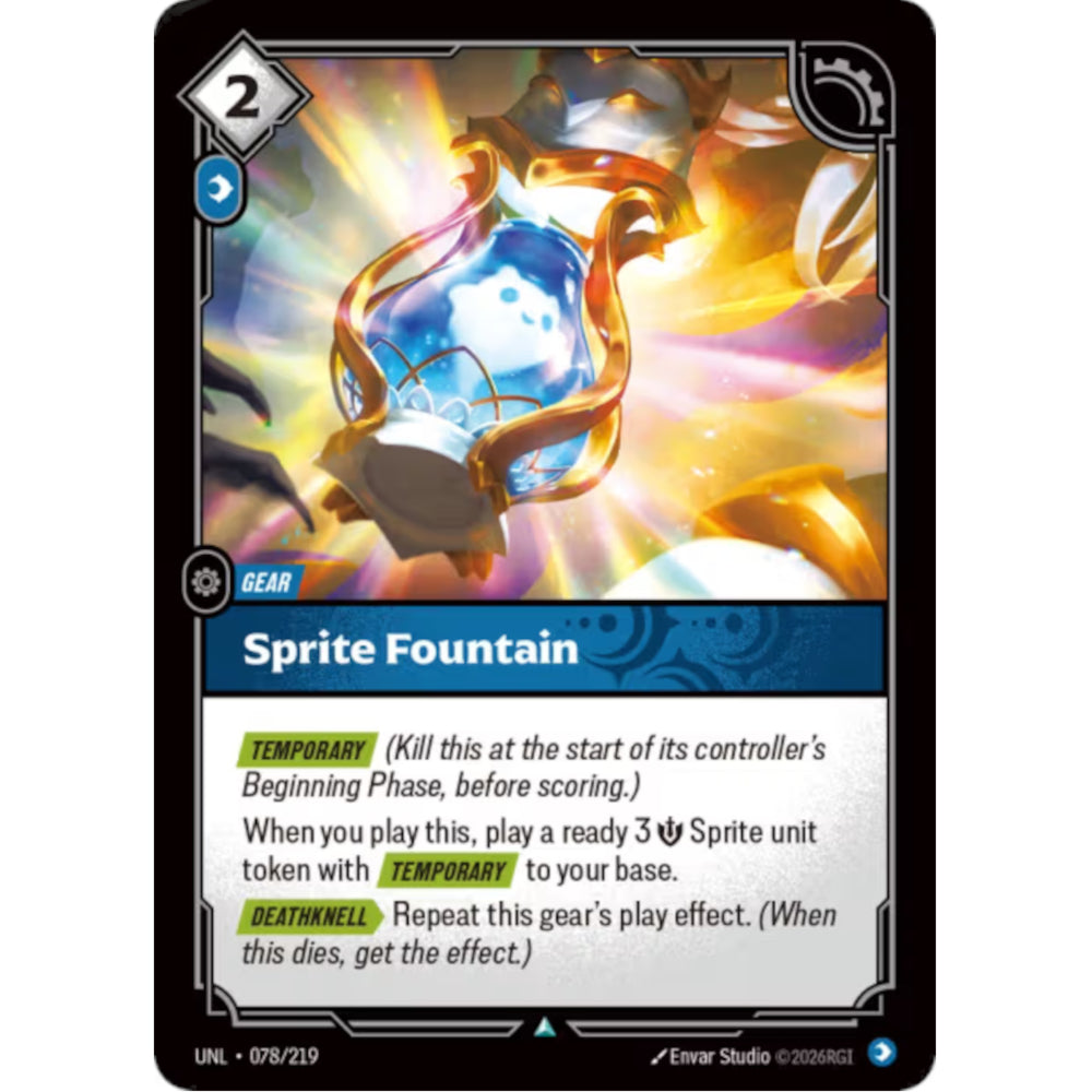 RFB [RFB03-UNL-078 UC] Sprite Fountain