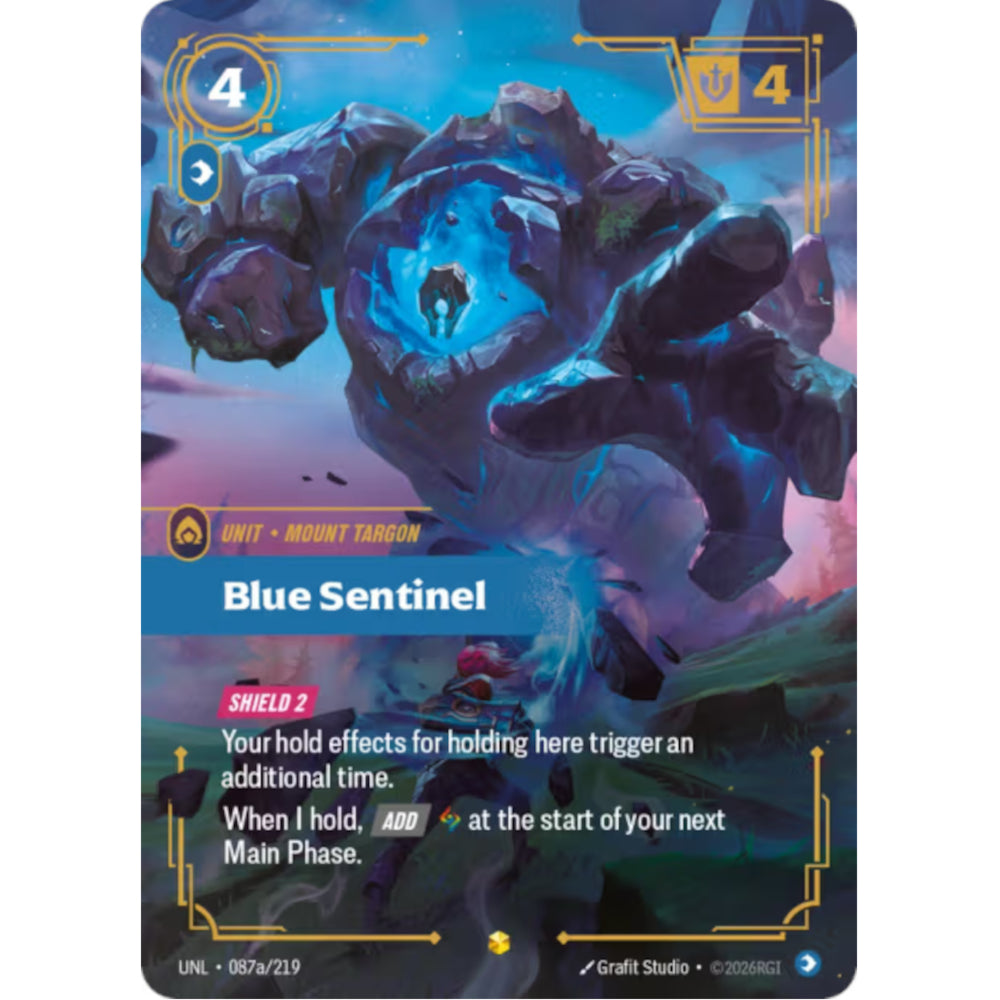 RFB [RFB03-UNL-087A SC] Blue Sentinel (Alternate Art)