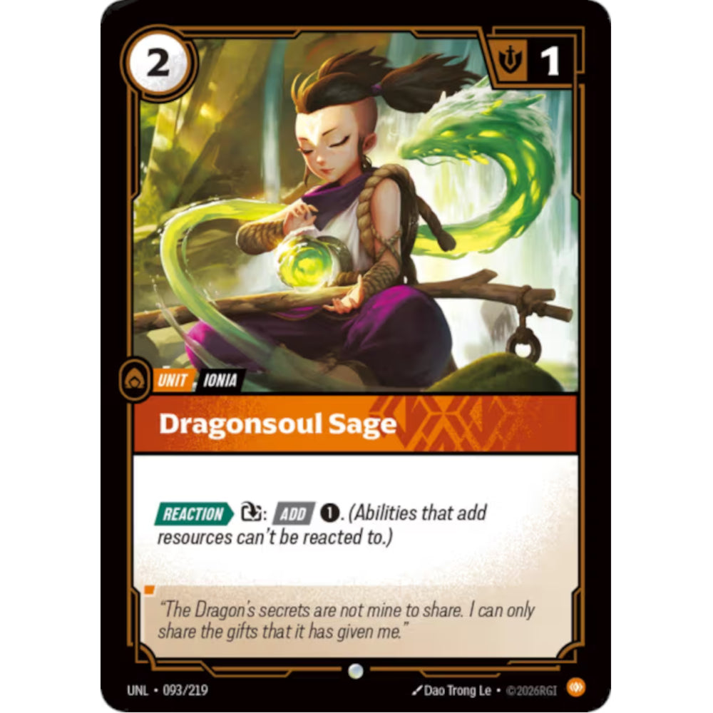 RFB [RFB03-UNL-093 C] Dragonsoul Sage