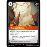 RFB [RFB03-UNL-103 UC] Disposal Order