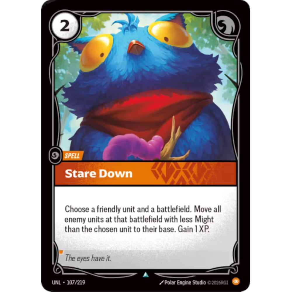 RFB [RFB03-UNL-107 UC] Stare Down