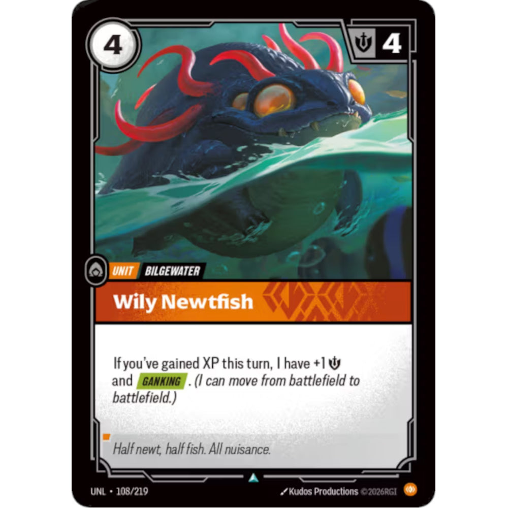 RFB [RFB03-UNL-108 UC] Wily Newtfish