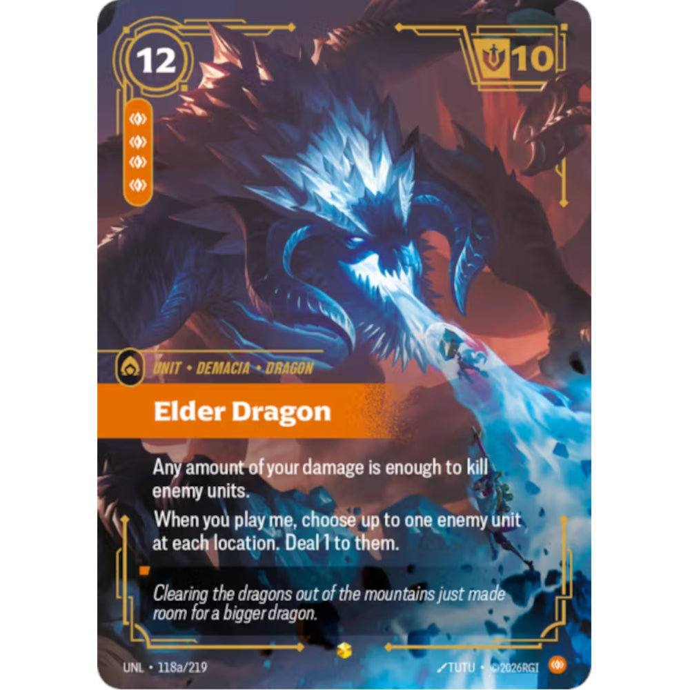 RFB [RFB03-UNL-118A SC] Elder Dragon (Alternate Art)