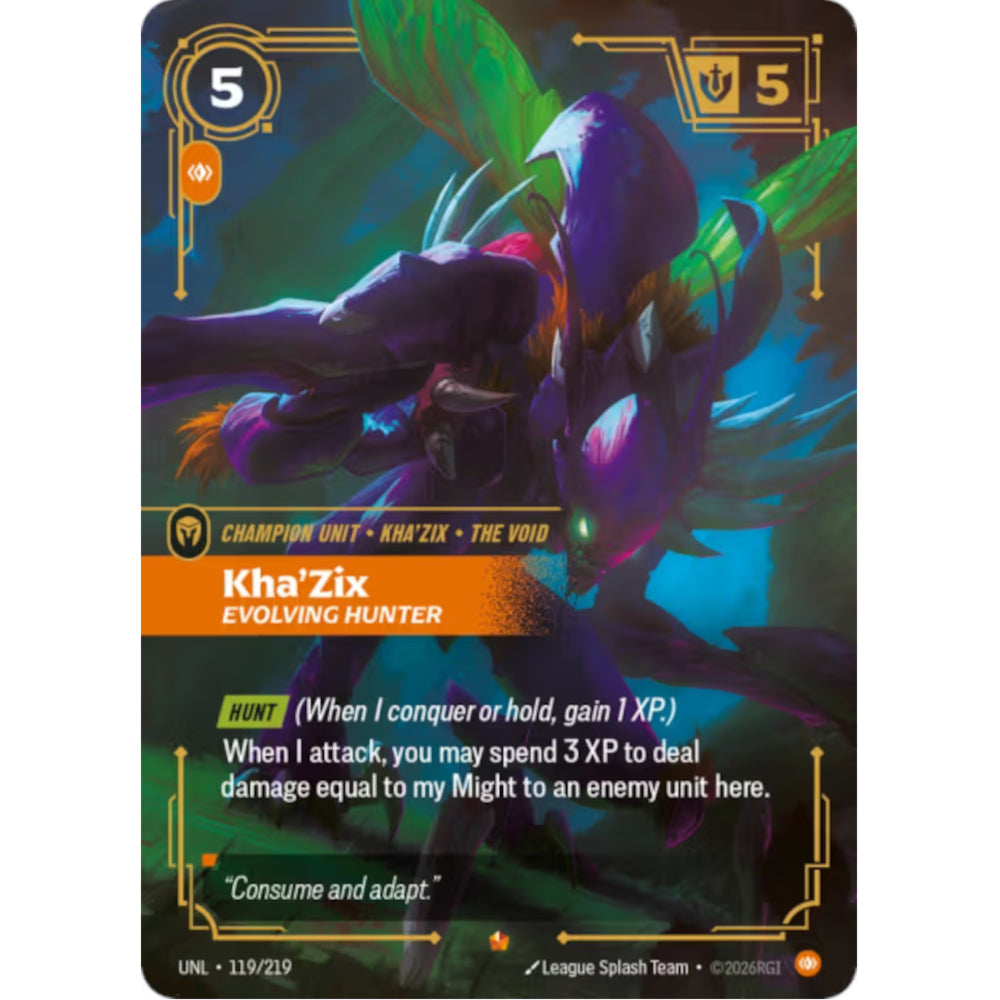 RFB [RFB03-UNL-119 E] Kha'Zix - Evolving Hunter