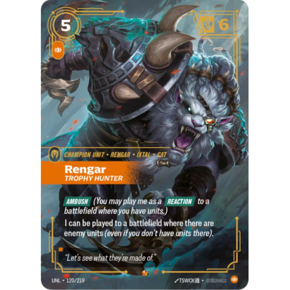 RFB [RFB03-UNL-120 E] Rengar - Trophy Hunter
