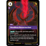RFB [RFB03-UNL-142 R] Heedless Resurrection