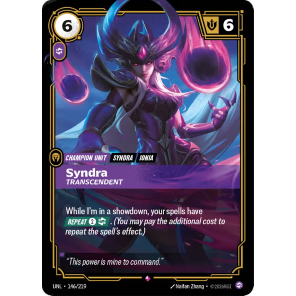 RFB [RFB03-UNL-146 R] Syndra - Transcendent