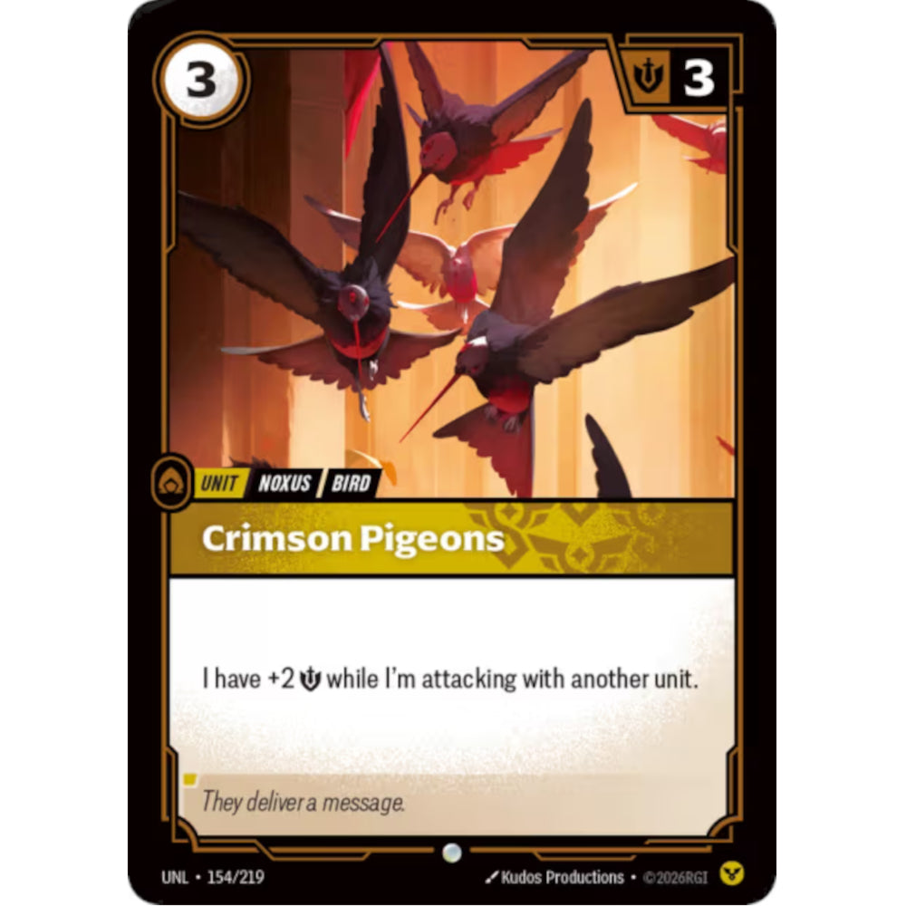 RFB [RFB03-UNL-154 C] Crimson Pigeons