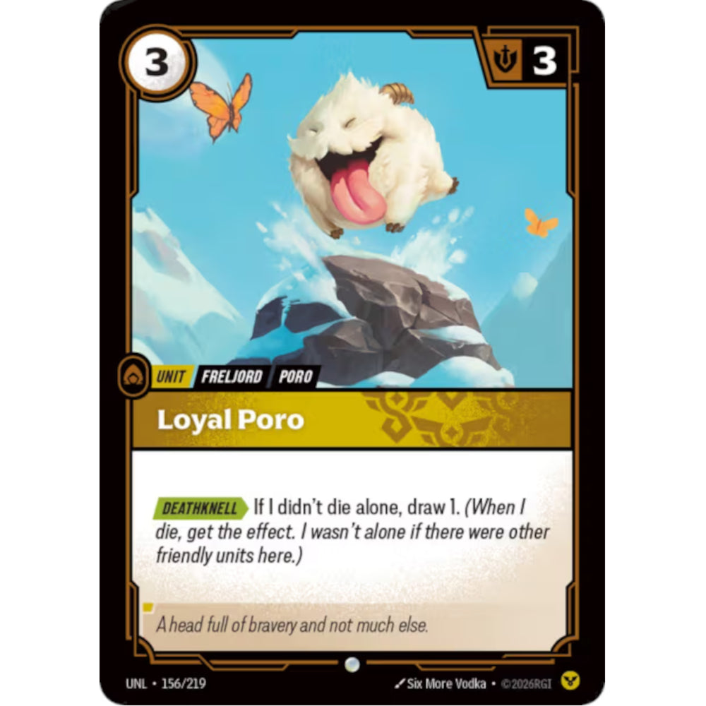 RFB [RFB03-UNL-156 C] Loyal Poro