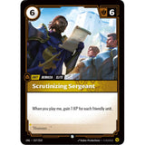 RFB [RFB03-UNL-157 C] Scrutinizing Sergeant