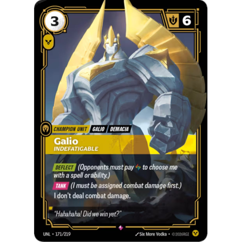 RFB [RFB03-UNL-171 R] Galio - Indefatigable