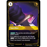 RFB [RFB03-UNL-173 R] Sacrifice