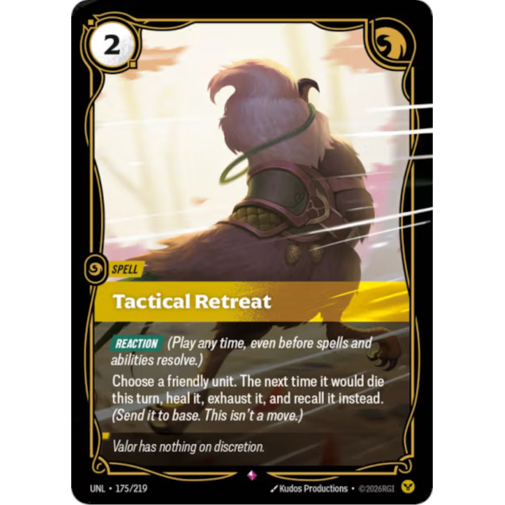 RFB [RFB03-UNL-175 R] Tactical Retreat