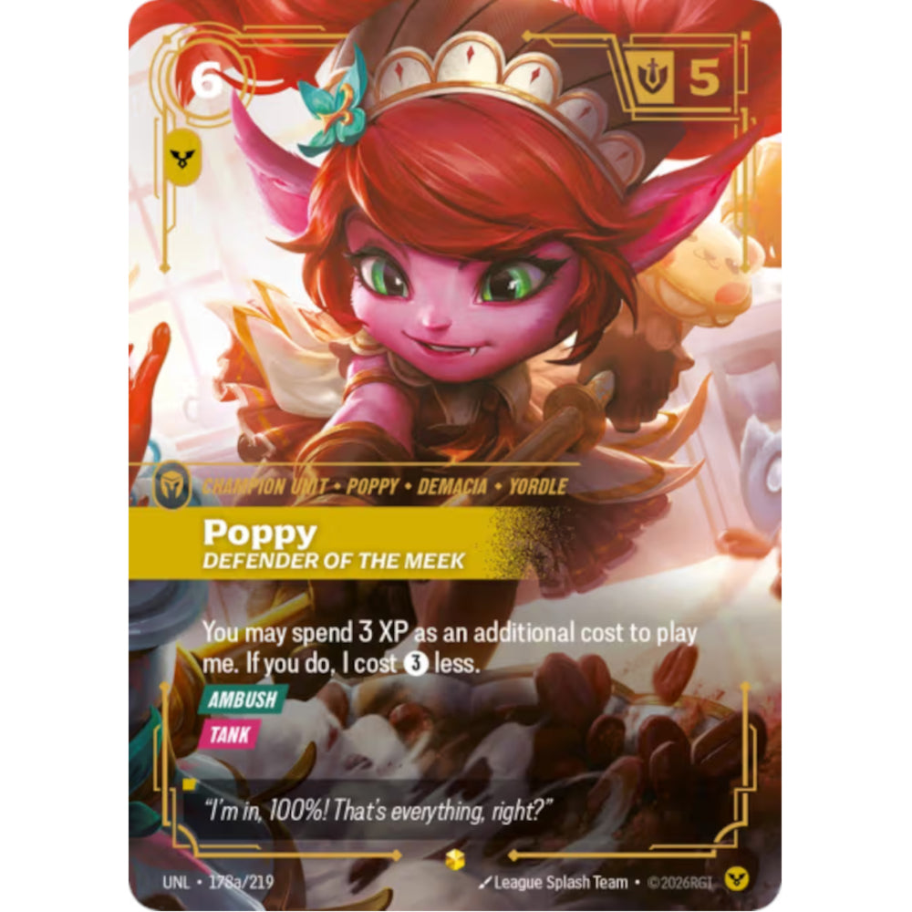 RFB [RFB03-UNL-178A SC] Poppy - Defender of the Meek (Alternate Art)