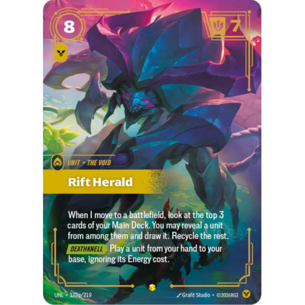 RFB [RFB03-UNL-179A SC] Rift Herald (Alternate Art)